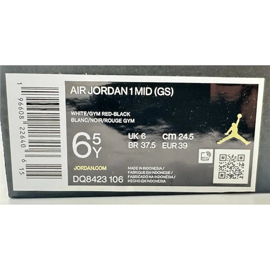 Nike shoes - Air Jordan 1 - Air - Black (UPC: 196608226406) 8