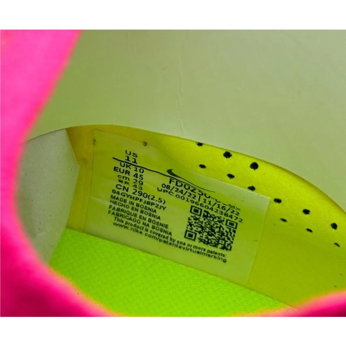 Nike shoes - Nike Superfly 9 Elite - Superfly Elite - FD0250-605 - Pink (UPC: 196604238472) 5