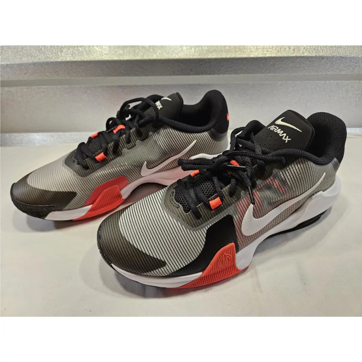 Nike shoes - Nike Air Max Impact - Air Max Impact - Grey/Red 3