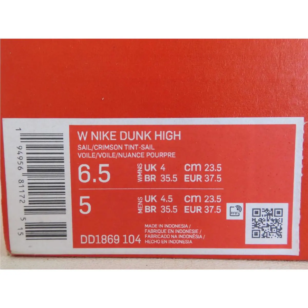 Nike shoes - Nike Dunk High - Dunk High - Pink (UPC: 194956811725) 3