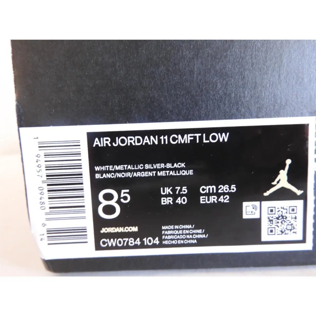 Nike shoes - Air Jordan 11 - Air - CW0784 104 - White (UPC: 194957094806) 3