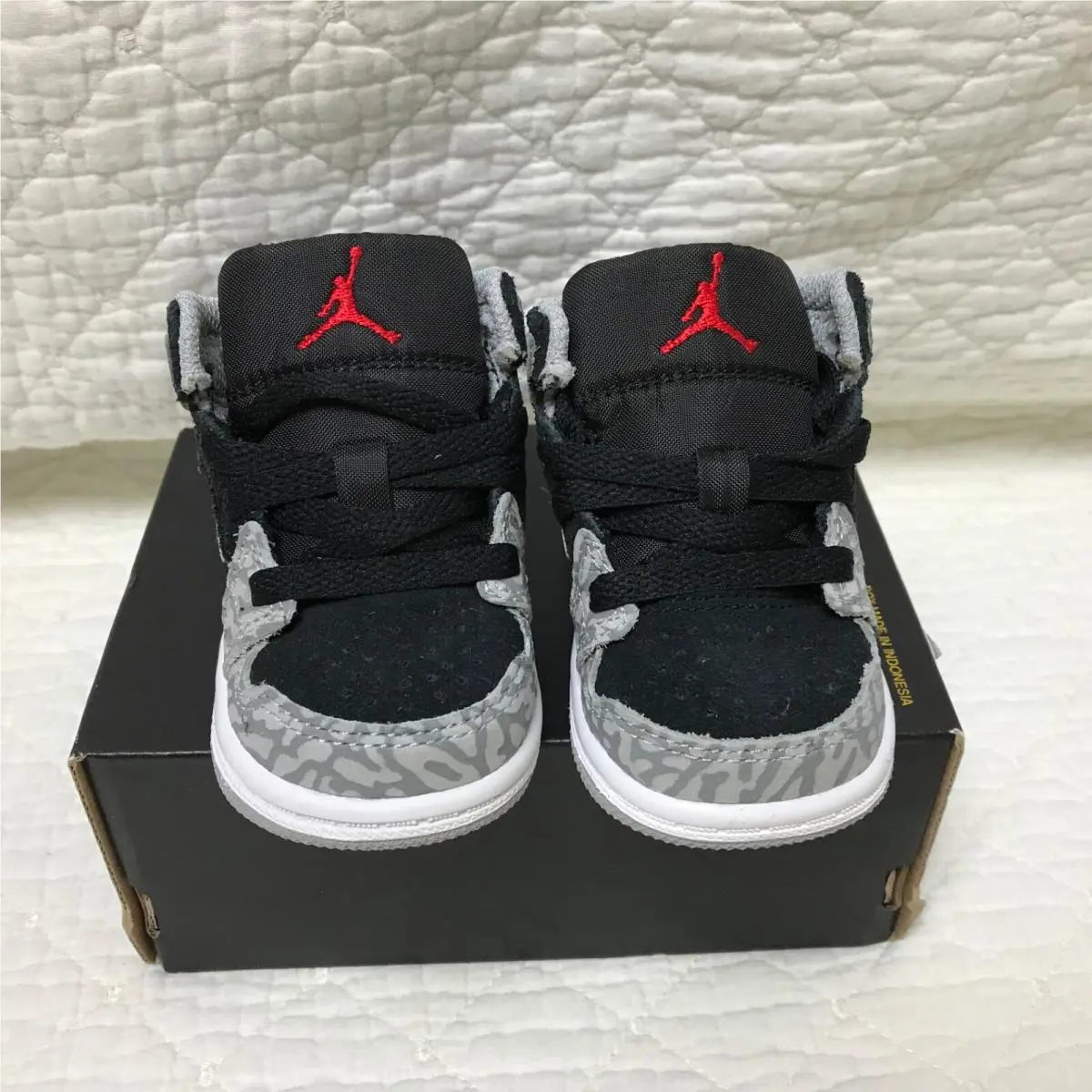 Nike shoes - Jordan 1 MID SE (TD) - Black/Gray 3