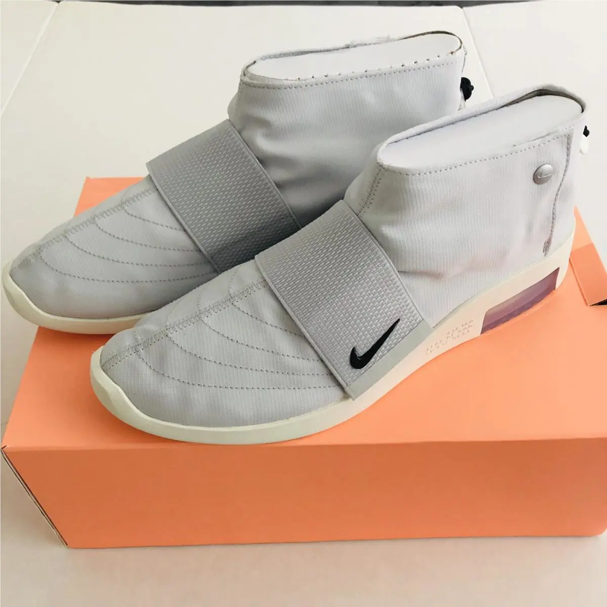 Nike shoes - Nike Air Fear of God - Pure Platinum/Black-Sail 0