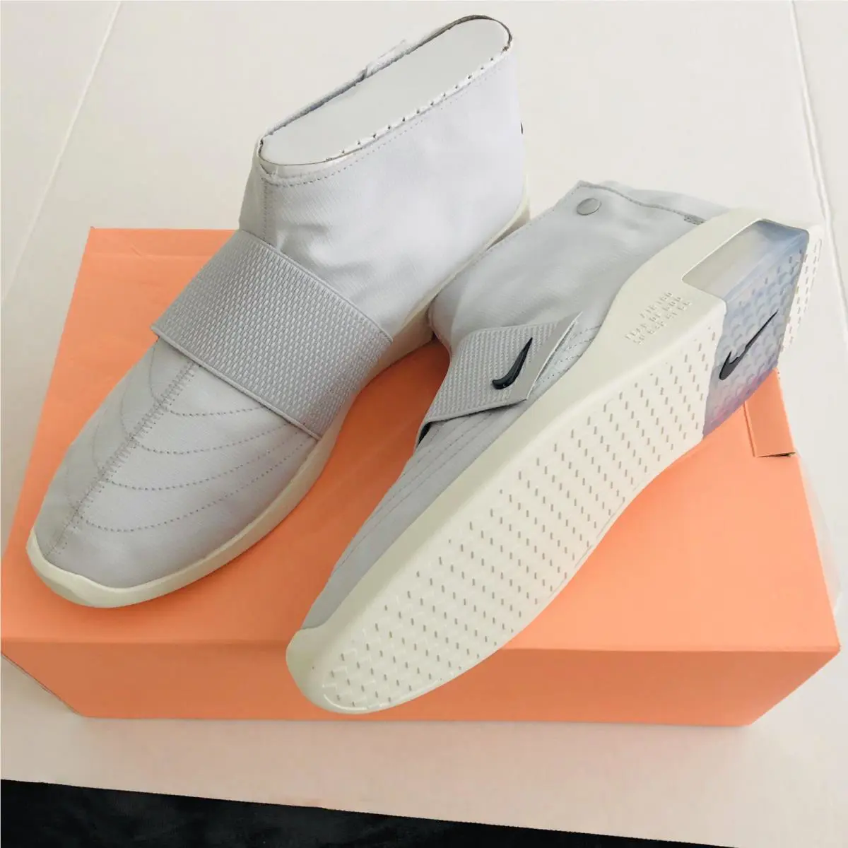 Nike shoes - Nike Air Fear of God - Pure Platinum/Black-Sail 3