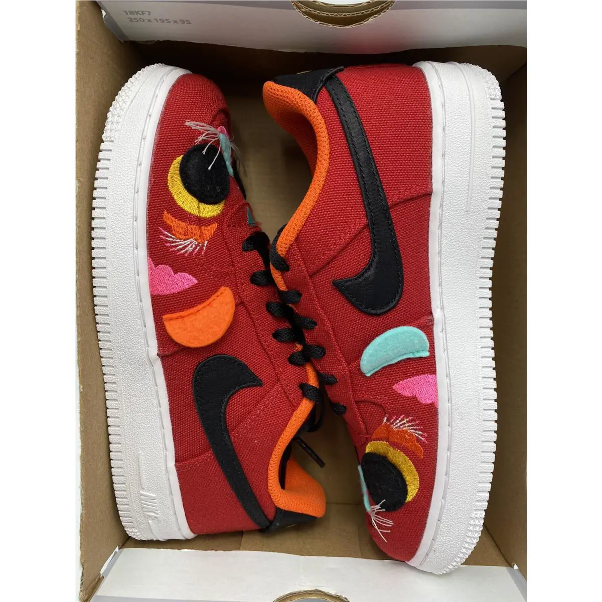Nike shoes - Nike Force 1 - Force - DQ5071 601 - Gym Red/Black-White (UPC: 195866932371) 5