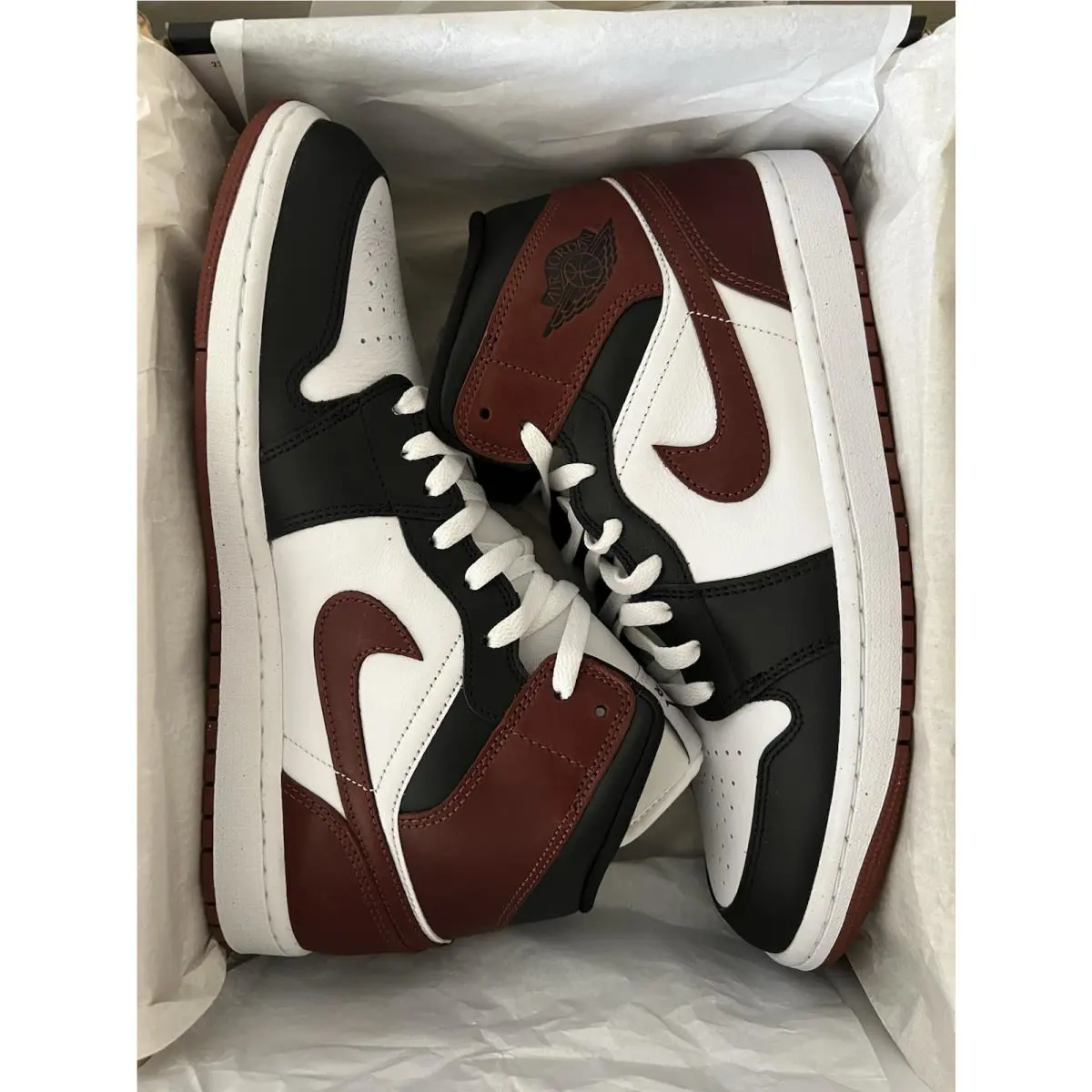 Nike shoes - Nike Air Jordan 1 - Air - HF3216-102 - Dark Pony/White/Black 11