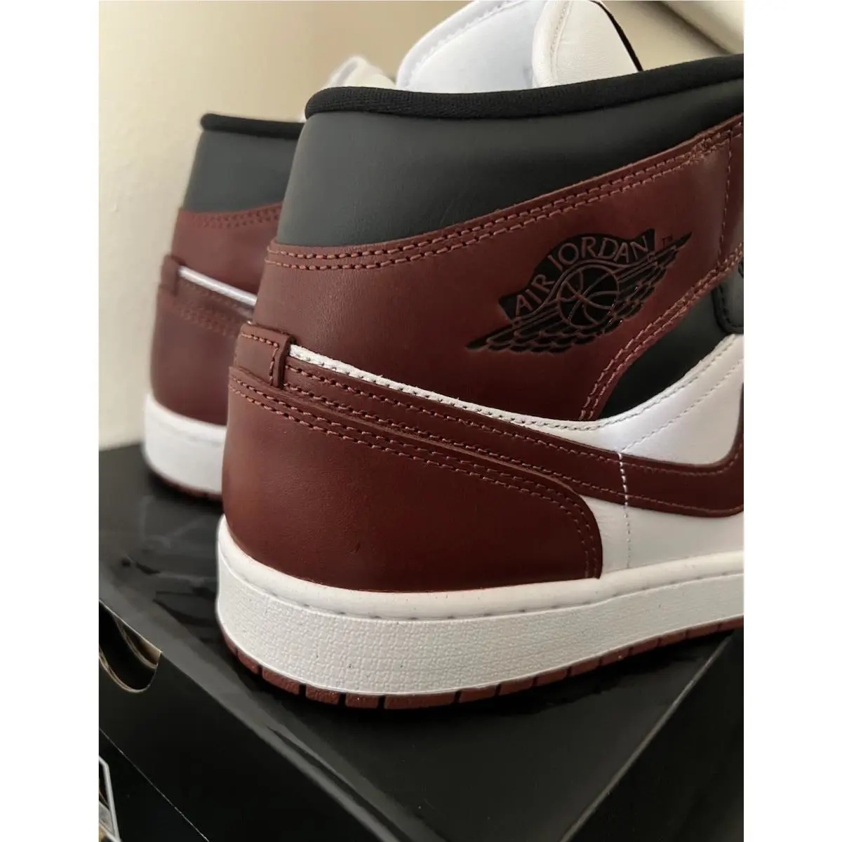 Nike shoes - Nike Air Jordan 1 - Air - HF3216-102 - Dark Pony/White/Black 4