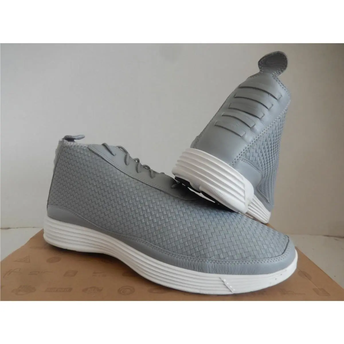 Nike shoes - Nike Lunar Chukka Woven - Lunar Chukka Woven - Silver (UPC: 883419663628) 0