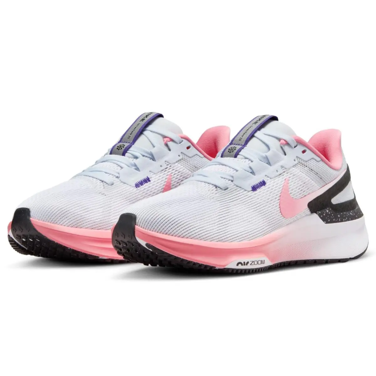 Nike shoes - Nike W Air Zoom Structure - FQ8770-100 - White/Black/Court Purple/Coral Chalk (UPC: 196969724559) 0