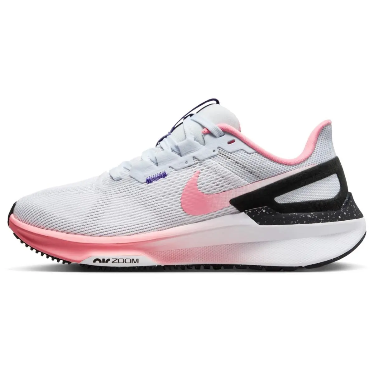 Nike shoes - Nike W Air Zoom Structure - FQ8770-100 - White/Black/Court Purple/Coral Chalk (UPC: 196969724559) 3