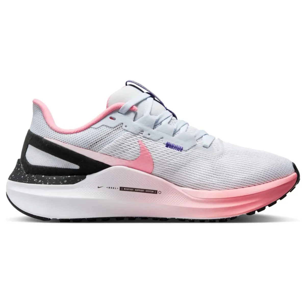 Nike shoes - Nike W Air Zoom Structure - FQ8770-100 - White/Black/Court Purple/Coral Chalk (UPC: 196969724559) 5