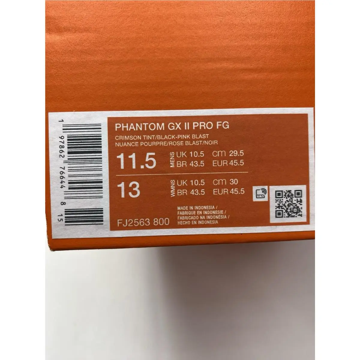Nike shoes - Nike Phantom GX - Phantom - FJ2563-800 - Crimson Tint/Black-Pink Blast (UPC: 197862766448) 6