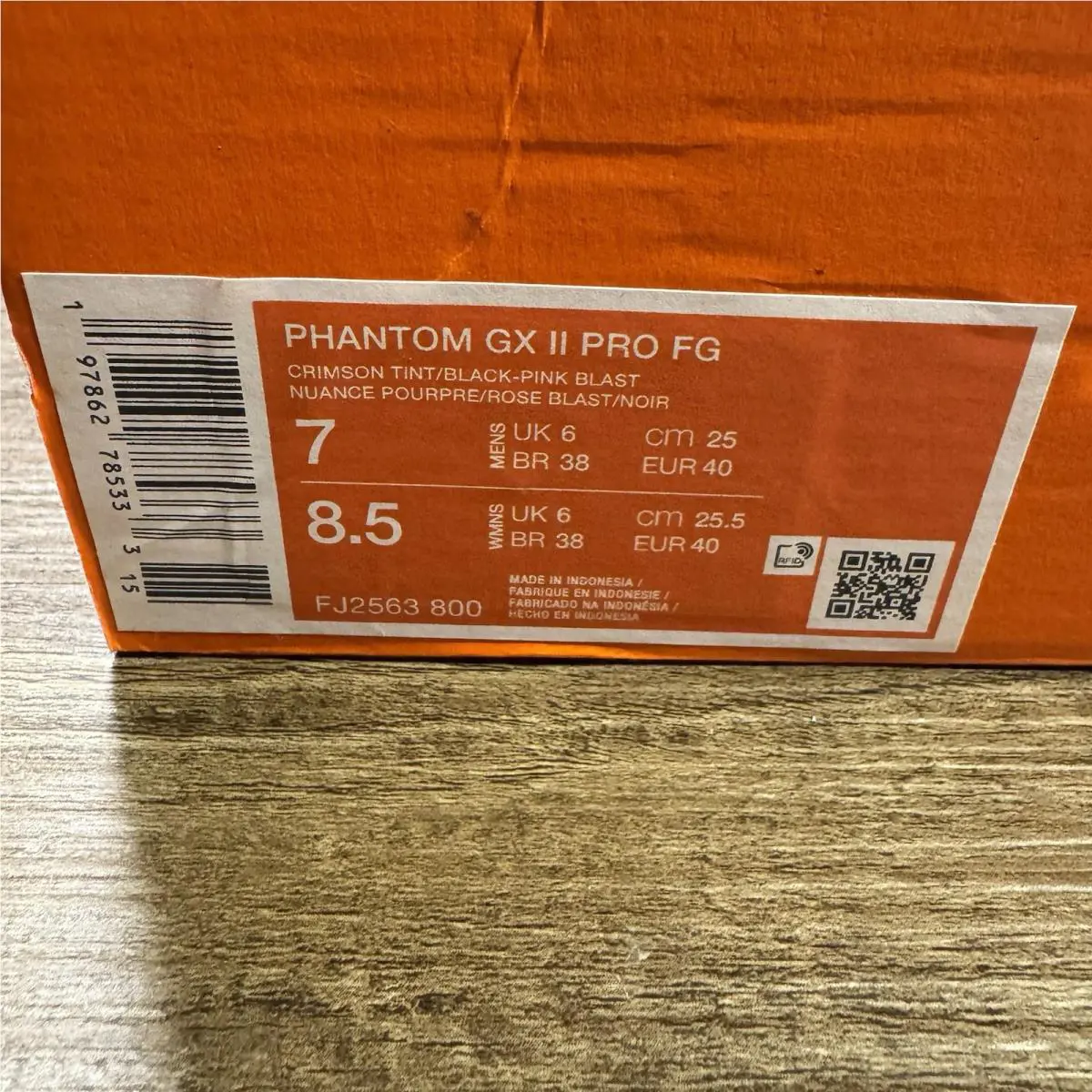 Nike shoes - Nike Phantom GX - Phantom - FJ2563-800 - Red 0