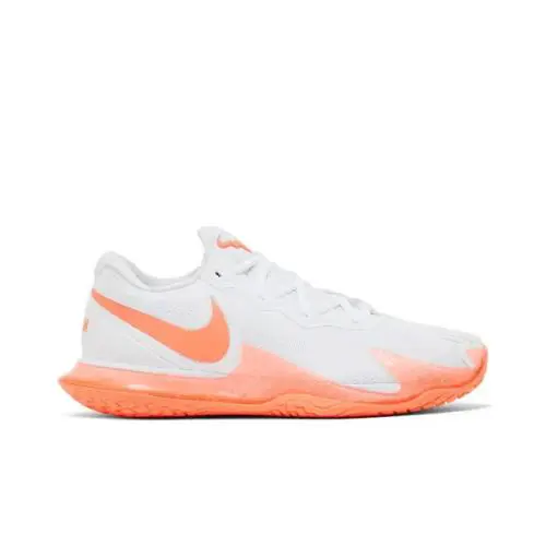 Nike Court Zoom Vapor Cage 4 Rafa White Bright Mango DD1579-106 Men`s Size 13 - White