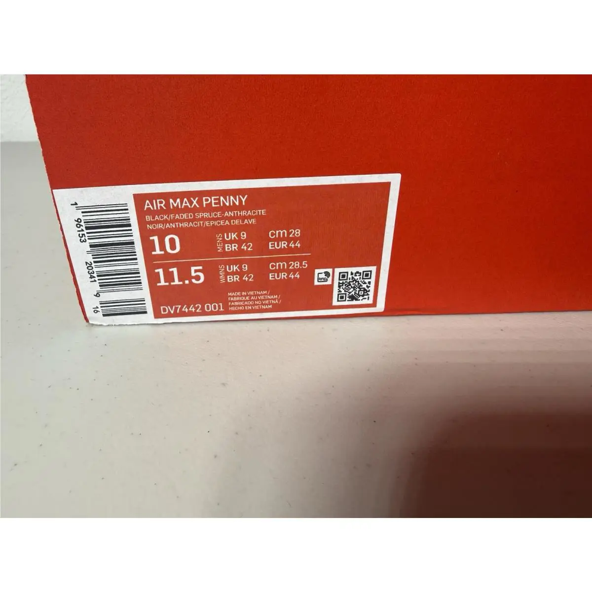Nike shoes - Nike Air Max Penny - Air Max Penny - DV7442-001 - Black (UPC: 196153203419) 7
