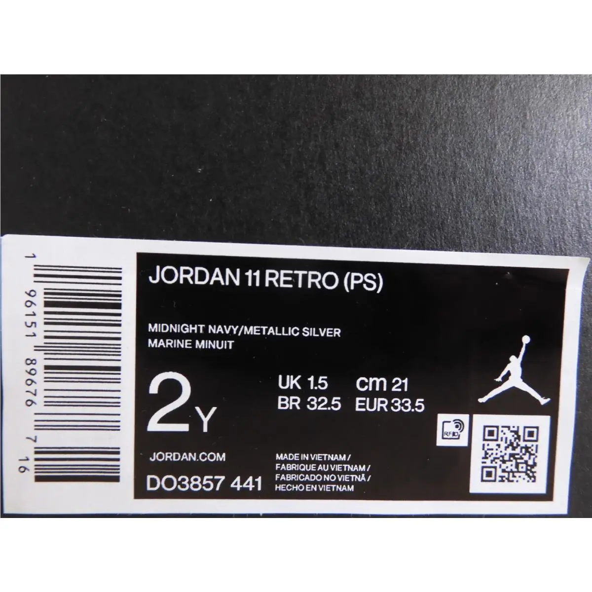 Nike shoes - Air Jordan 11 - Air - Blue (UPC: 196151896767) 3