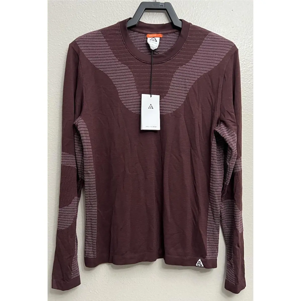 Nike clothing - Nike ACG Long Sleeve Shirt Top - FV8906-652 - Burgundy Crush (UPC: 197600932401) 0