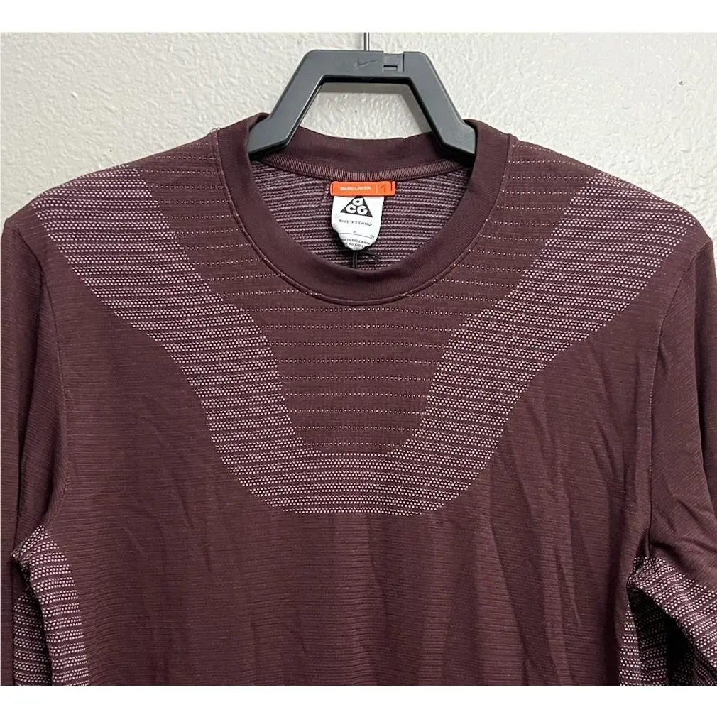 Nike clothing - Nike ACG Long Sleeve Shirt Top - FV8906-652 - Burgundy Crush (UPC: 197600932401) 1