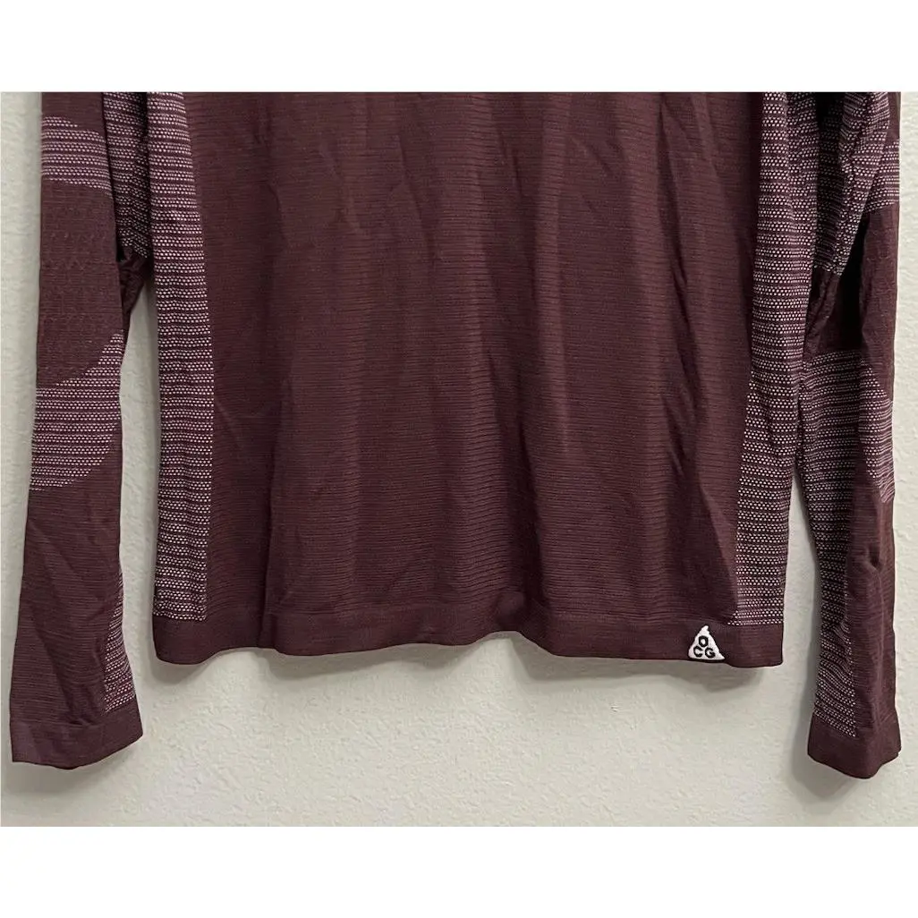 Nike clothing - Nike ACG Long Sleeve Shirt Top - FV8906-652 - Burgundy Crush (UPC: 197600932401) 2