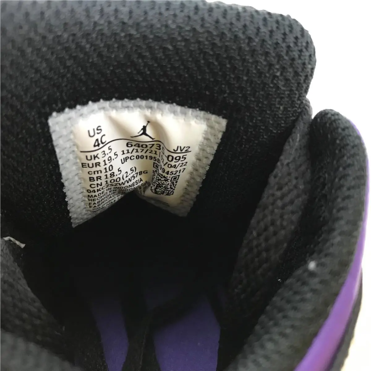 Nike shoes MID - black/Dark Iris white 9