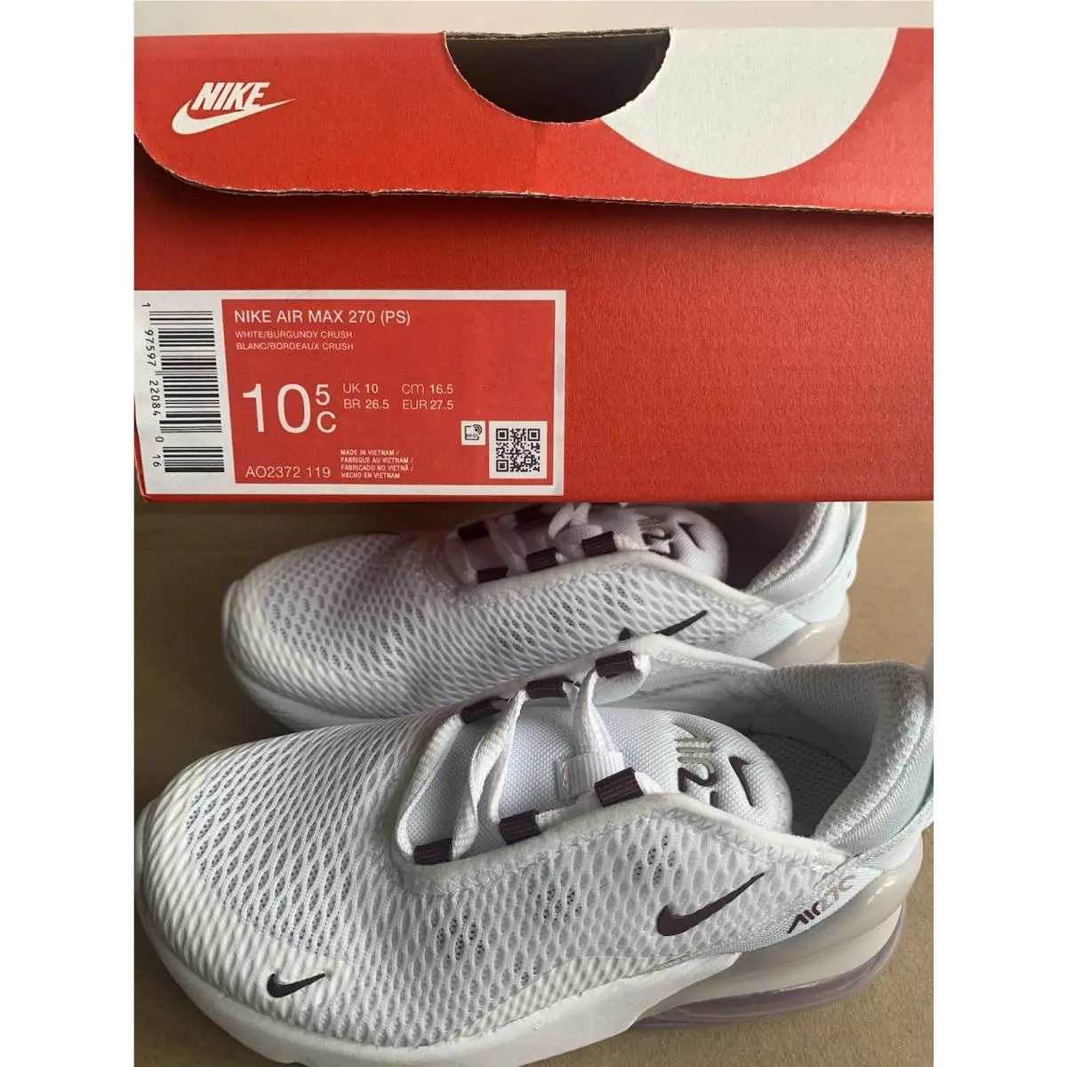 Nike shoes - Nike Air Max 270 - Air Max - White 5