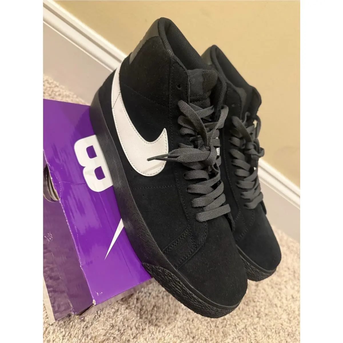 Nike shoes - Nike Blazer Mid - Blazer Mid - Black (UPC: 194955876770) 0