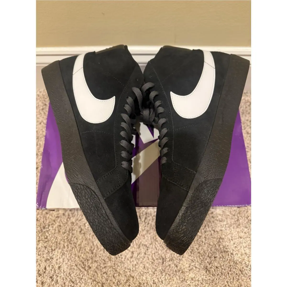 Nike shoes - Nike Blazer Mid - Blazer Mid - Black (UPC: 194955876770) 4