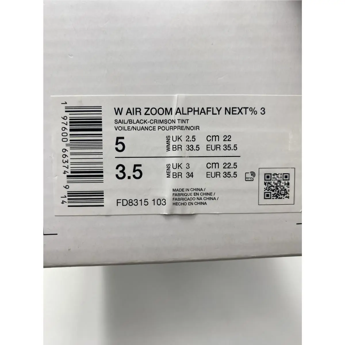 Nike shoes - Nike Air Zoom Alphafly NEXT% 3 - FD8315-103 - White 7