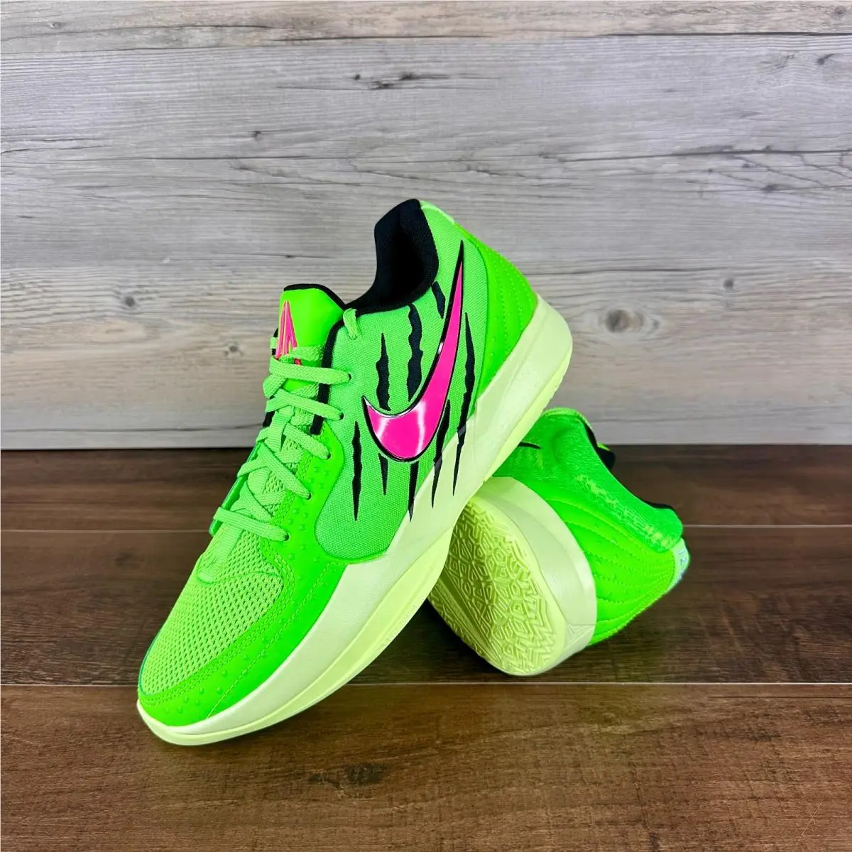 Ja 2 Nrg NY Mens Size 14 Green Strike Hyper Pink Black IB8235 300 by Nike