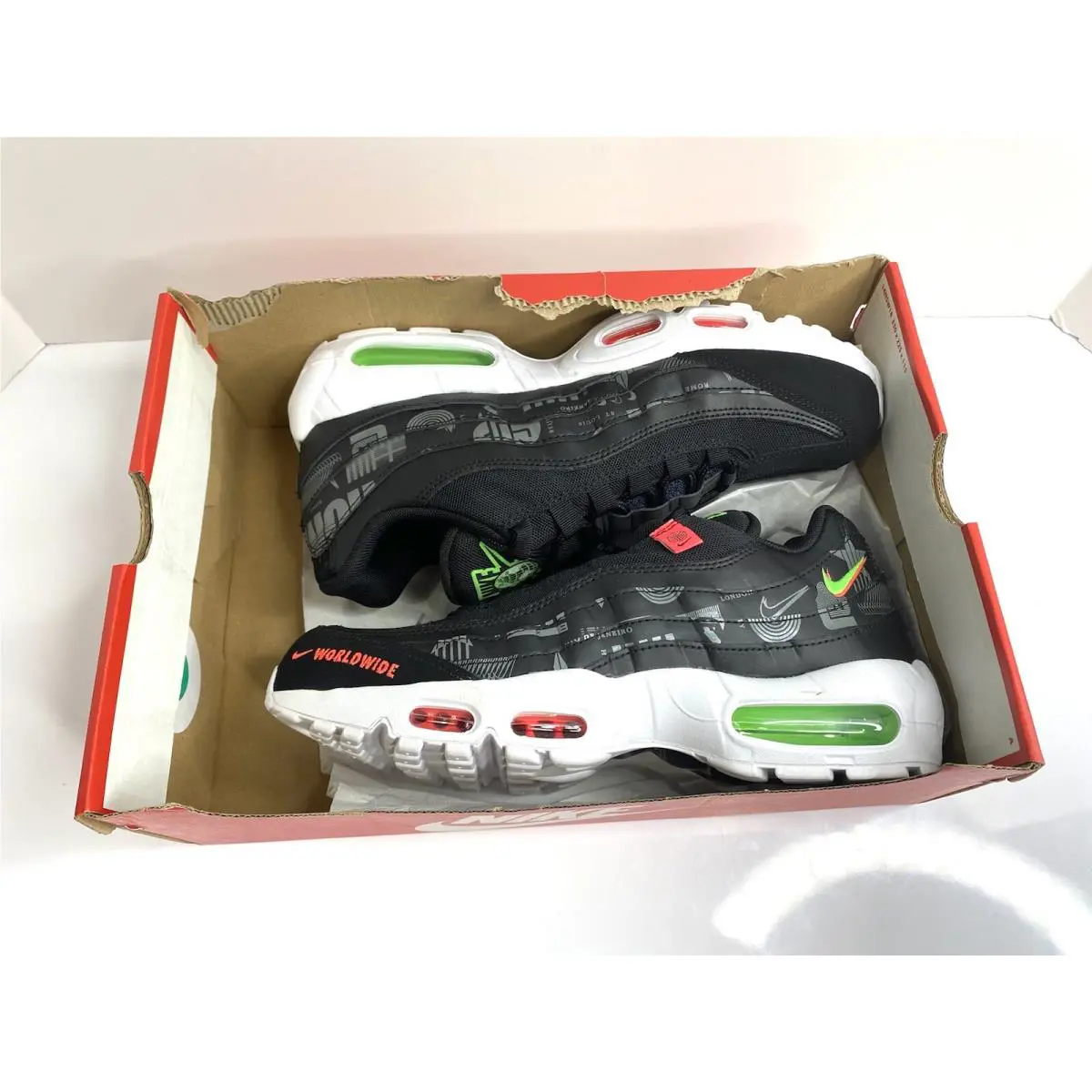 Nike shoes - Air Max 95 - Air Max - CQ9743-001 - Black/White-Green Strike 9