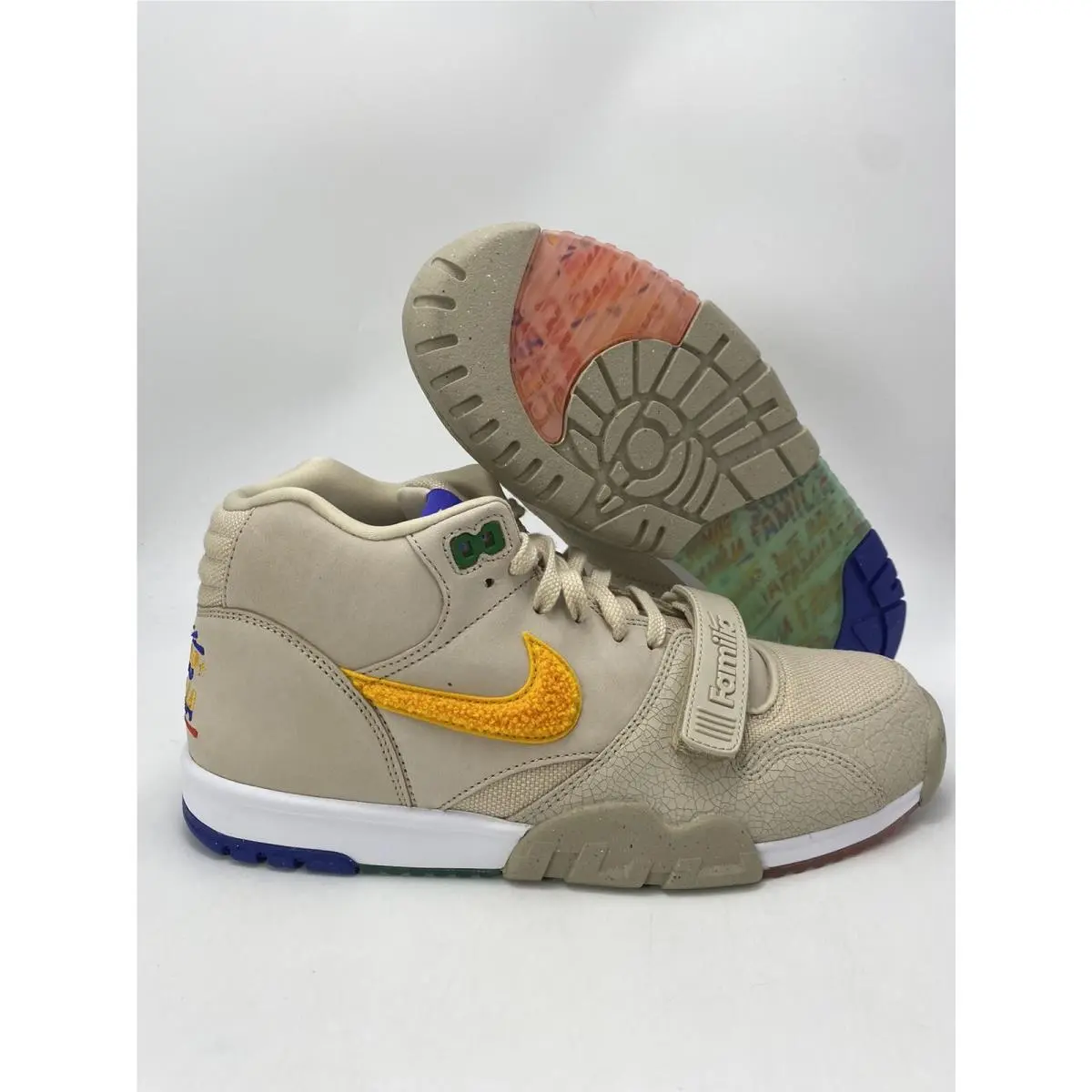 Nike Air Trainer 1 `la Familia` Rattan Shoes DR9904-200 Men`s Size 10