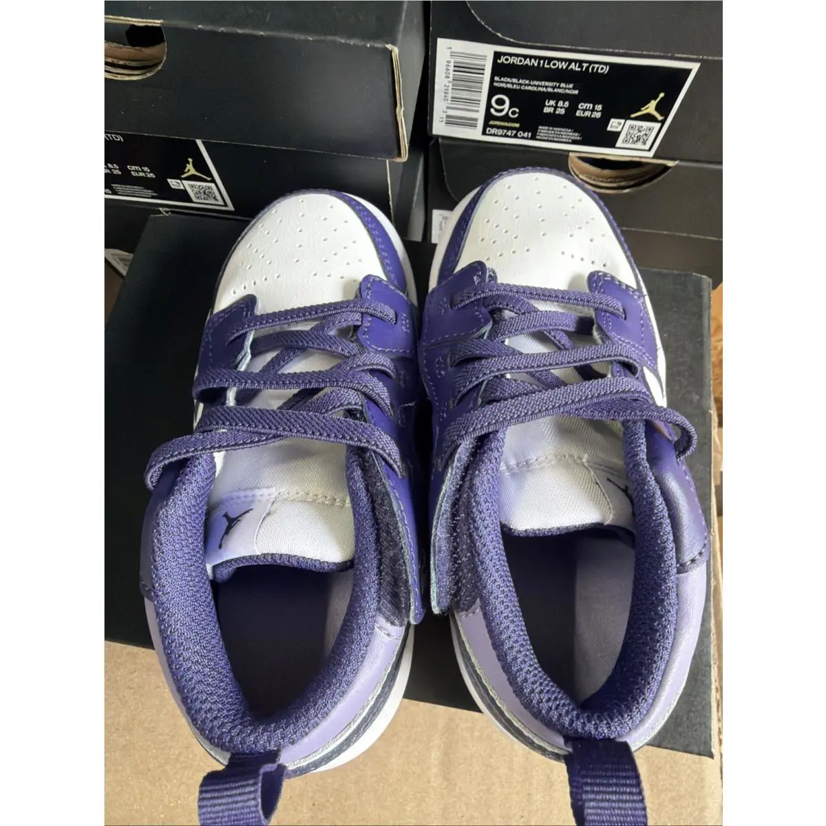 Nike shoes - Air Jordan 1 Low ALT (TD) - DR9747-515 - Purple/White (UPC: 0196608298496) 3