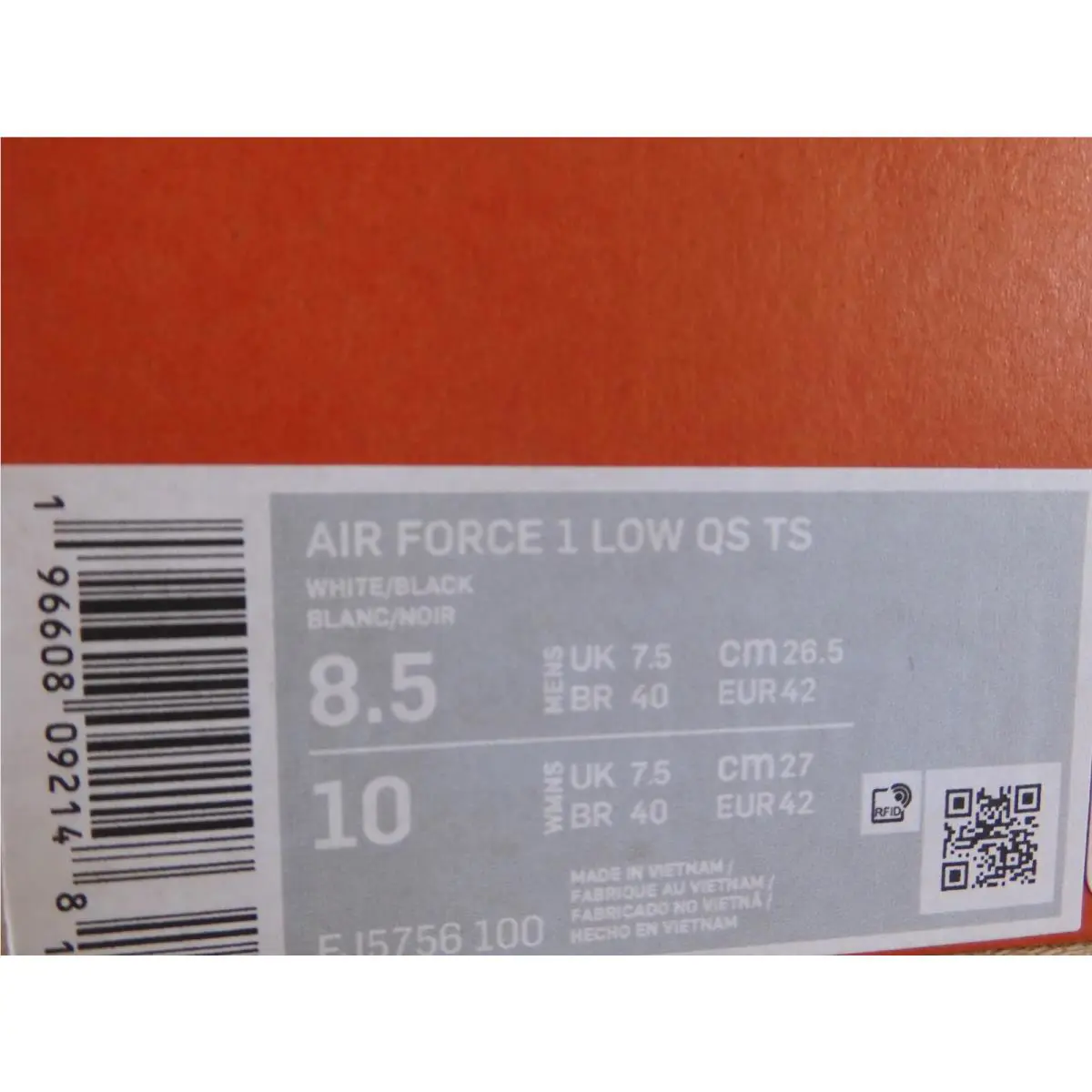 Nike shoes - Nike Air Force 1 Low - FJ5756-100 - White (UPC: 196608092148) 3