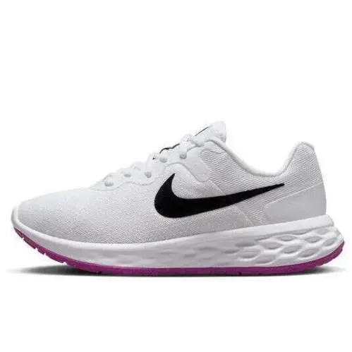 Nike Revolution 6 Next Nature White/purple DC3729-106 Women`s Size 6.5