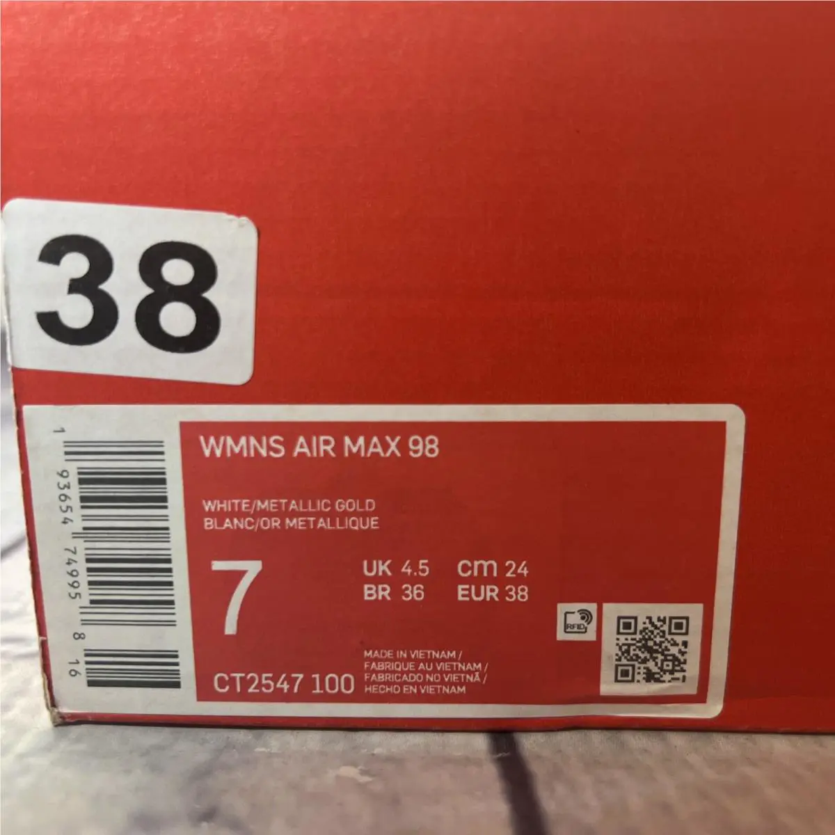 Nike shoes - Nike Air Max 98 - Air Max - CT2547-100 - White, Main: White (UPC: 193654749989) 9