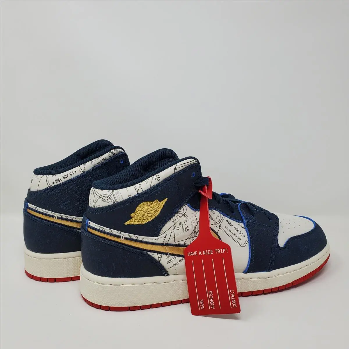 Nike shoes - Air Jordan 1 Mid SE GS - Blue 5