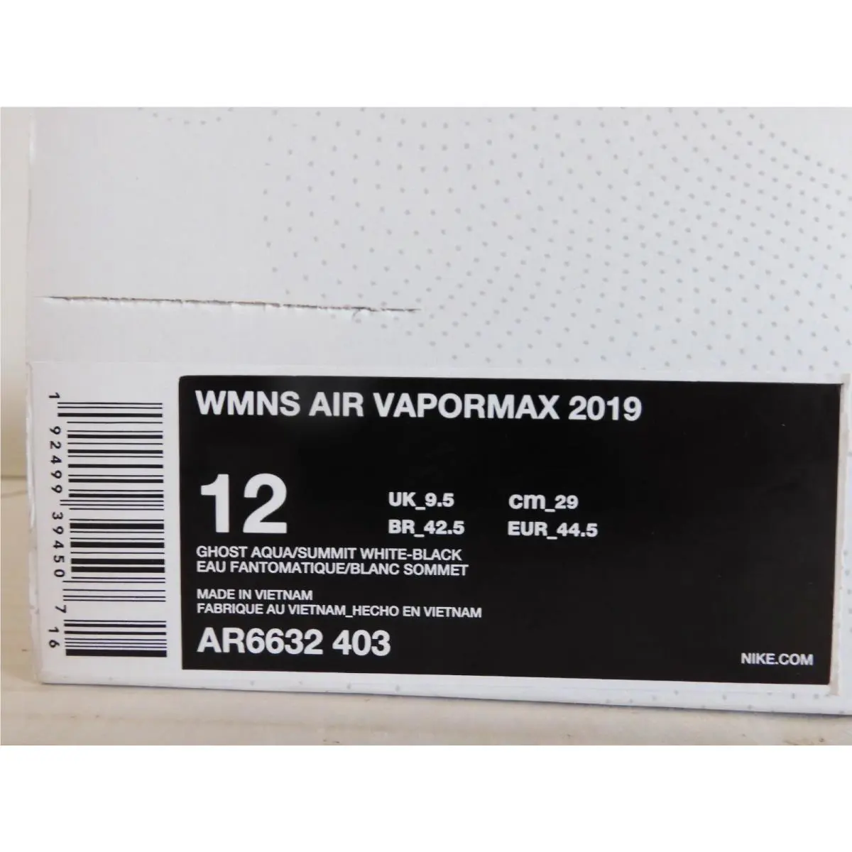 Nike shoes - Nike Air VaporMax 2019 - Air VaporMax - AR6632-403 - White (UPC: 192499394507) 3
