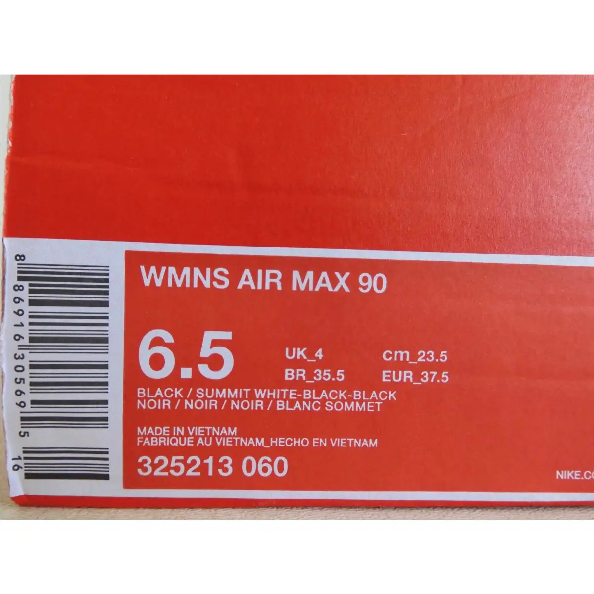 Nike shoes - Nike Air Max 90 - Air Max - 325213-060 - Black (UPC: 886916305695) 3