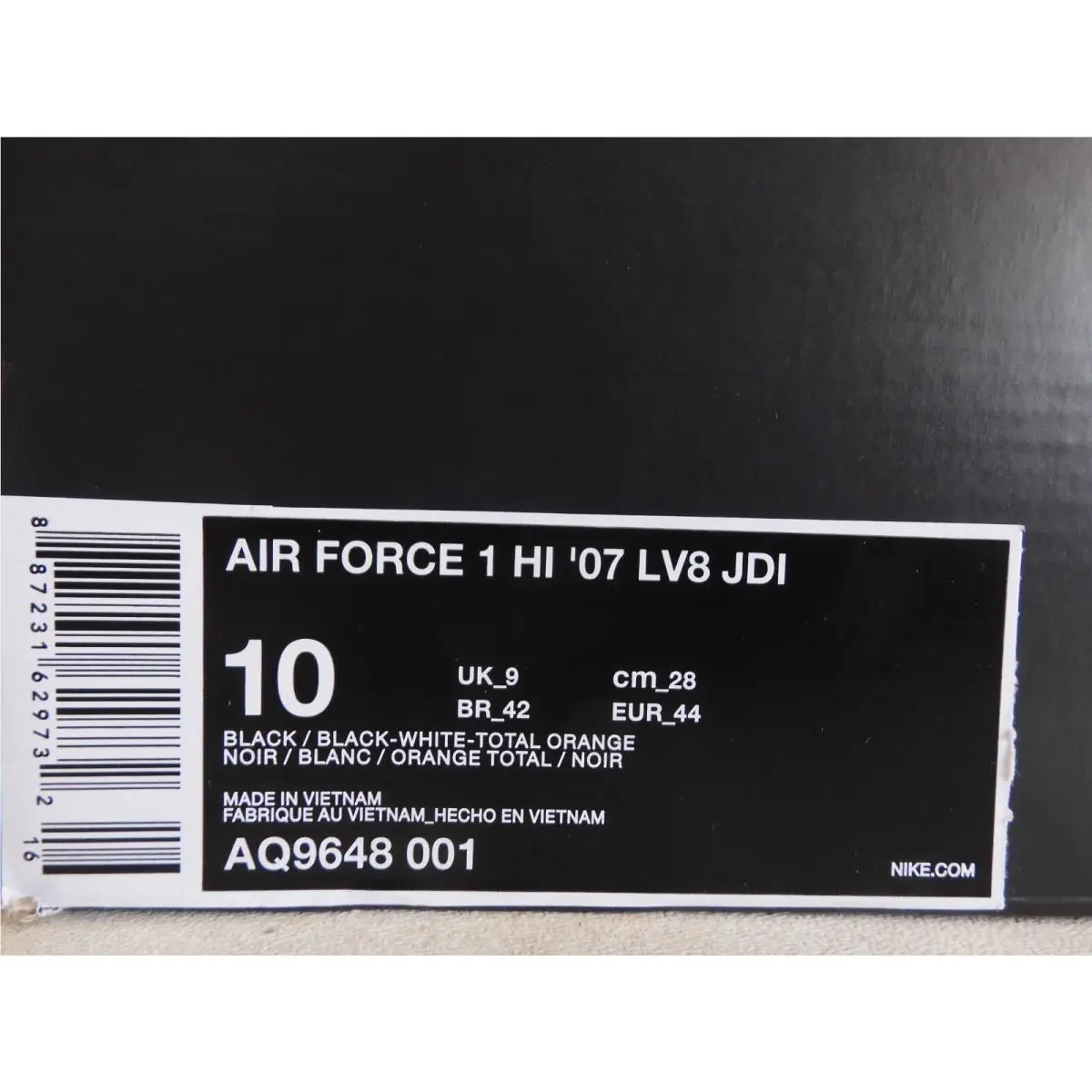 Nike shoes - Nike Air Force 1 - Air Force - AQ9648-001 - Black (UPC: 887231629732) 3
