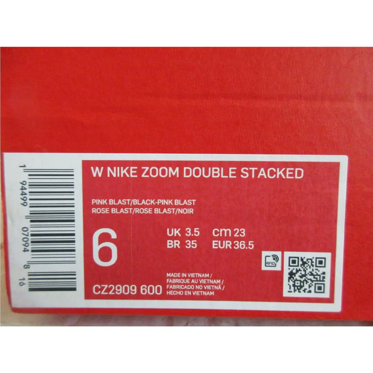 Nike shoes - Nike Zoom Double Stacked - Zoom Double Stacked - CZ2909 600 - Pink (UPC: 194499070948) 3