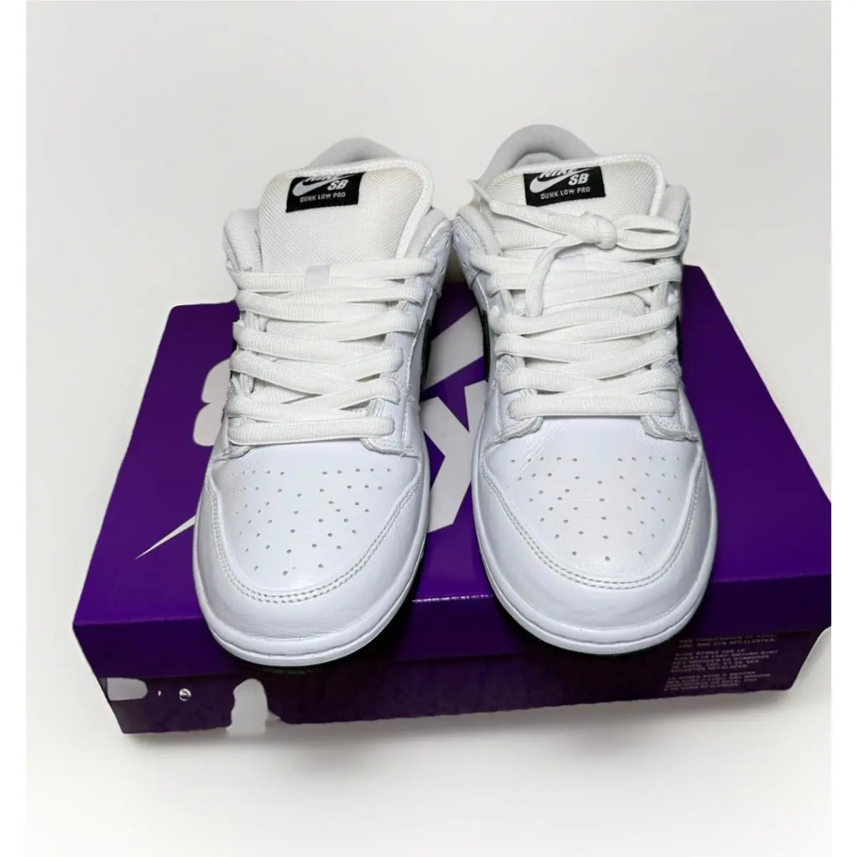 Nike shoes - Nike Dunk SB - Dunk - HF3704-100 - White, Manufacturer: White/Black/White/Black 0
