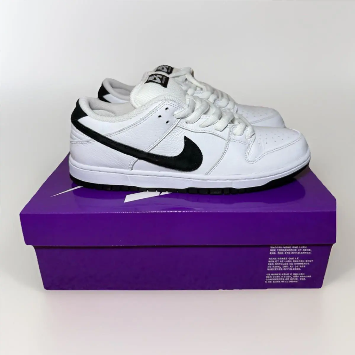 Nike shoes - Nike Dunk SB - Dunk - HF3704-100 - White, Manufacturer: White/Black/White/Black 1