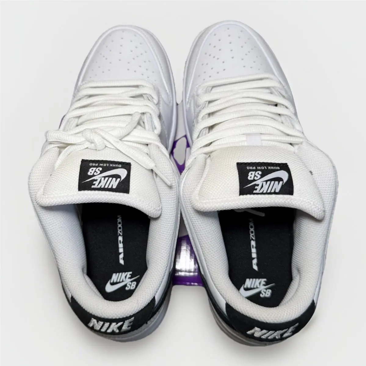 Nike shoes - Nike Dunk SB - Dunk - HF3704-100 - White, Manufacturer: White/Black/White/Black 4