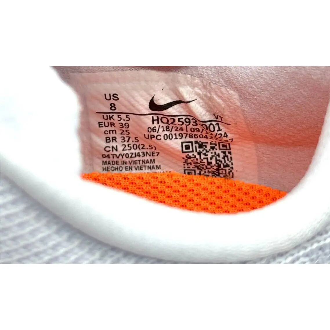 Nike shoes - Nike W Pegasus - Pegasus - HQ2593 001 - Football Grey/Multi Color (UPC: 197860427051) 2
