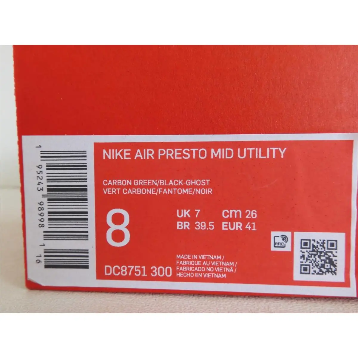 Nike shoes - Nike Air Presto - Air Presto - Green (UPC: 195243989981) 3