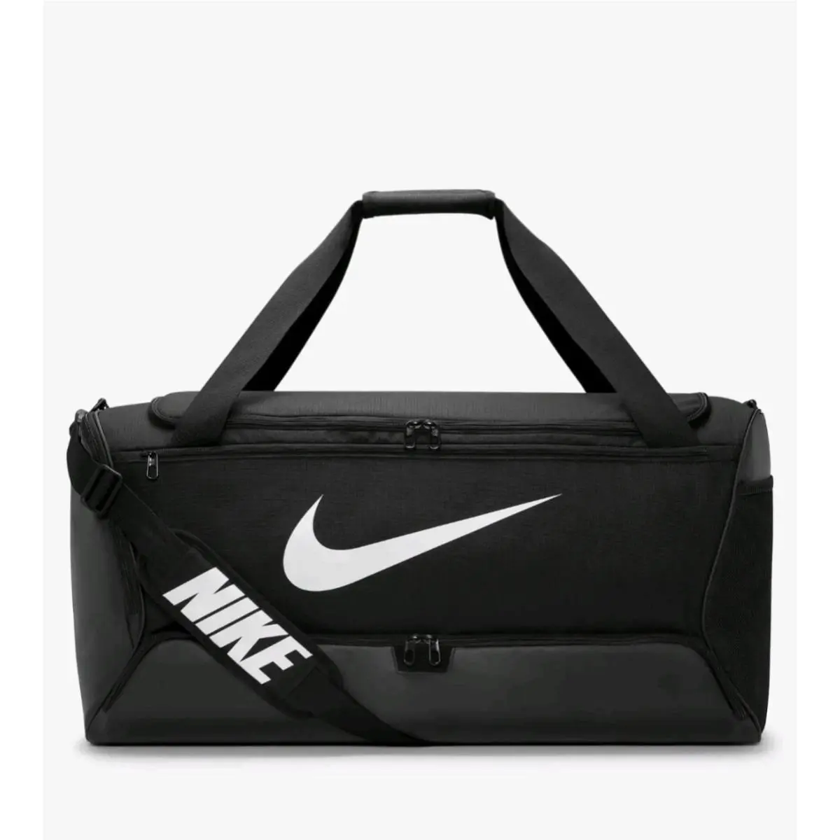 Nike Brasilia 9.0 Duffel Bag Black White Large 95L Travel Gym Sports BA5966-010