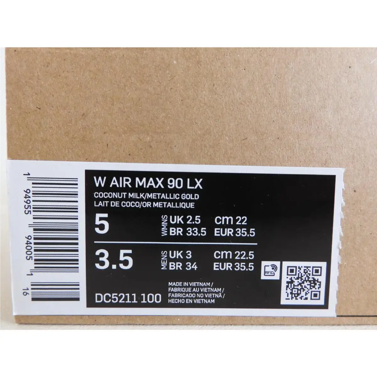Nike shoes - Nike Air Max 90 LX - Brown (UPC: 194955940051) 3