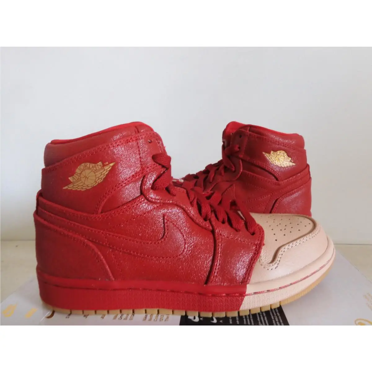 Nike shoes - Air Jordan 1 - Air - AH7389-607 - Red (UPC: 886060257680) 0