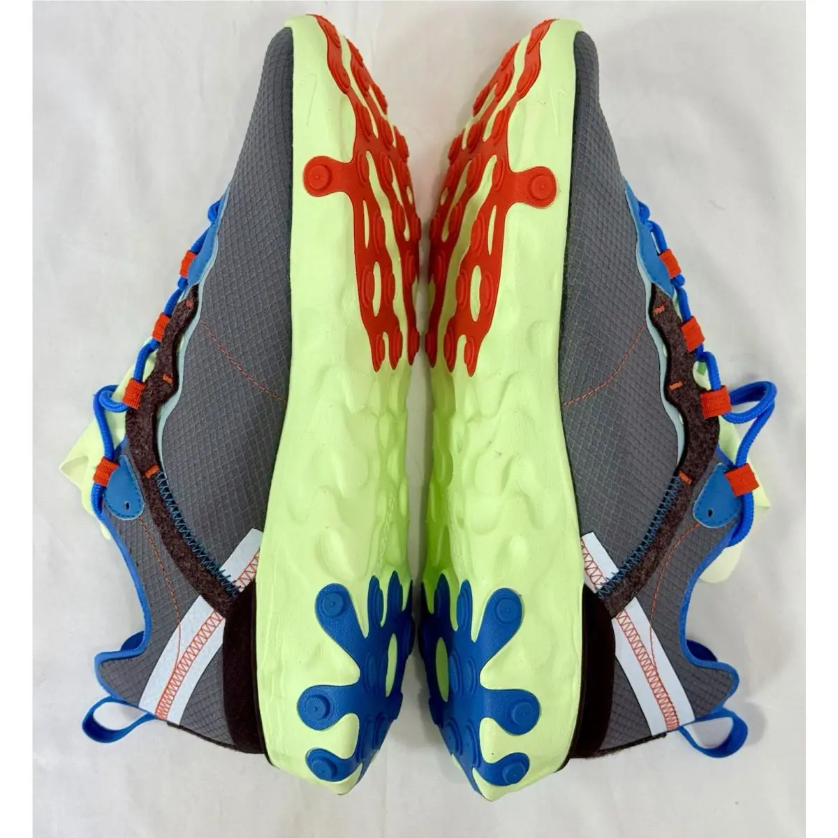 Nike shoes - Nike React Element 55 - React Element - CT1142-700 - Gray, Manufacturer: Volt/Dark Grey/Photo Blue/Blue Stardust (UPC: 0193154833706) 4