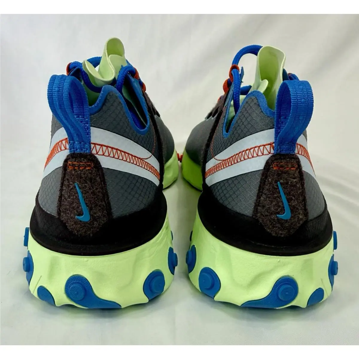 Nike shoes - Nike React Element 55 - React Element - CT1142-700 - Gray, Manufacturer: Volt/Dark Grey/Photo Blue/Blue Stardust (UPC: 0193154833706) 6